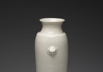 图片[3]-White Zun vessel with animal-shaped handles, Qing dynasty (1644-1911)-China Archive